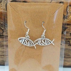 Jesus Fish Earrings